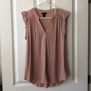 H&M pink sleeveless blouse